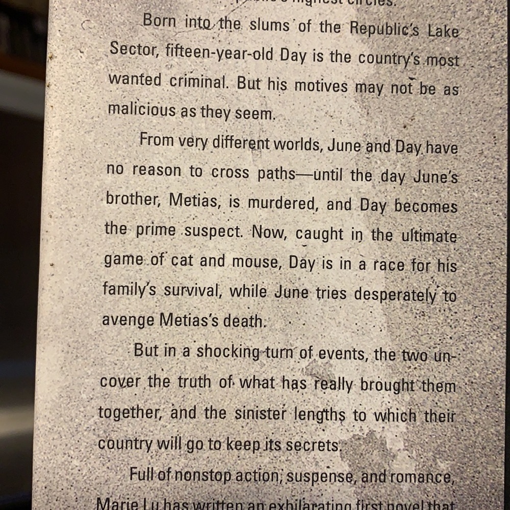 Dystopia. YA. Legend - Picture 6 of 6